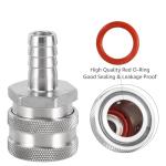 Stainless Steel Quick Disconnect for Homebrewing