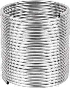 50ft 1/2" Stainless Steel Tubing Coil for Brewing