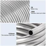 50Ft Stainless Steel Tubing Coil for Brewing