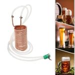 Copper Immersion Wort Chiller for Homebrewing