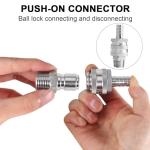 Stainless Steel Quick Disconnect for Homebrewing