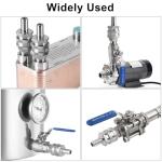 Stainless Steel Quick Disconnect for Homebrewing