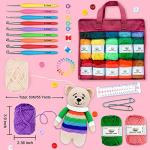 Crochet Yarn Starter Kit for Beginners and Adults