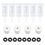 Brewland 6-Pack Airlocks with Stoppers and Grommets
