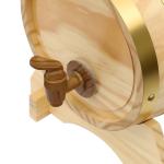 5L Wooden Wine Barrel with Stand for Home Brews