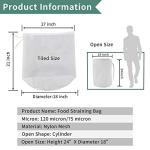 12"x18" Nylon Strainer Bag for Brewing Beer and Wine