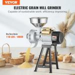 VEVOR 3000W Electric Grain Mill Grinder