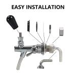 Adjustable Draft Beer Faucet with Flow Controller