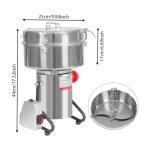 High-Speed Electric Grain Mill Grinder for Home Use