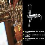 Adjustable Draft Beer Faucet with Flow Controller