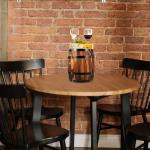 Rustic Wooden Wine Barrel Decor for Home Party