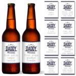 10pc Baby Bottle & Beer Labels for New Parents