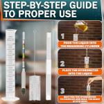 Triple Scale Hydrometer Kit for Home Brewing