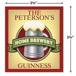 Personalized Beer Bottle Labels - Set of 36