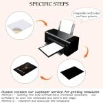 Matte White Printable Wine Bottle Labels - 120 Stickers