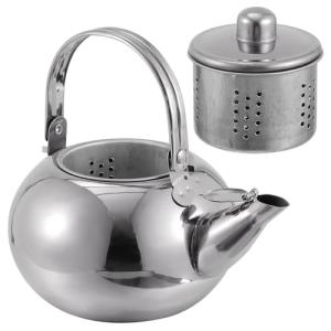 HOLIDYOYO Stainless Steel Teapot with Built-in Infuser