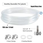 MRbrew 5ft Clear Draft Beer Tubing Kit