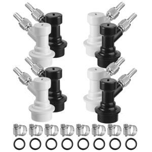 Corny Keg Ball Lock Disconnect Set - 4 Pairs