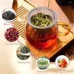 Kichvoe 4-Pack Fine Mesh Teapot Strainers