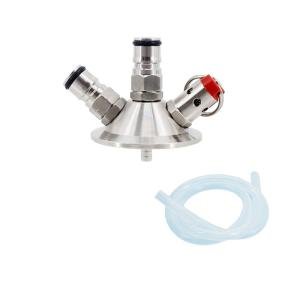 Ball Lock Adapter for Sanke Kegs – 2 Inch Tri-Clamp