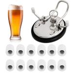 Plastic Keg Lid Feet for Homebrew Kegs - 12 PCS