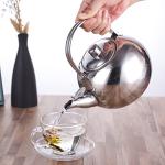 HOLIDYOYO Stainless Steel Teapot with Built-in Infuser