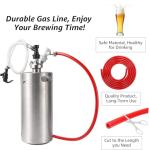 5FT Keg CO2 Gas Line with Connector