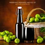 12 oz Amber Glass Beer Bottles with Caps