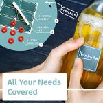 Set of 6 Otis Swing Top Glass Bottles