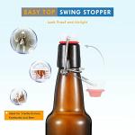 12 oz Amber Glass Beer Bottles with Caps