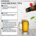 12 oz Amber Glass Beer Bottles with Caps