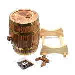 5L Oak Aging Barrel Dispenser for Wine & Whiskey