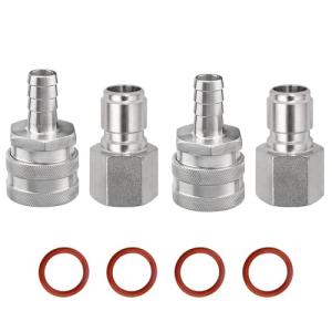 Stainless Steel Quick Disconnect Set for Brewing