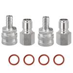 Stainless Steel Quick Disconnect Set for Brewing