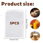 Reusable Fine Mesh Brew Bags for Beer & Wine