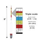 Fermentation Test Kit with Italian Hydrometer & Cylinder
