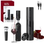 COKUNST 4-in-1 Electric Wine Opener Set