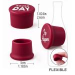 Funny Silicone Wine Stopper Set of 8