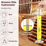 Triple Scale Hydrometer Set for Home Brewing
