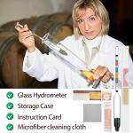 Triple Scale Hydrometer Set for Home Brewing