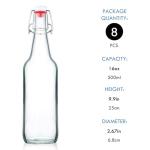 16oz Swing Top Glass Bottles for Home Brewing