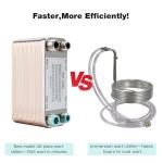 40 Plate Wort Chiller for Quick Beer Cooling