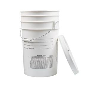 6.5 Gallon Food-Grade Fermentation Bucket with Lid