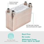 MRbrew 60-Plate Wort Chiller for Homebrewing