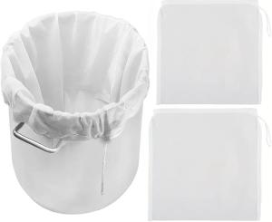 Large Reusable Nylon Brew Straining Bags - 6 Pack