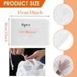 Large Reusable Nylon Brew Straining Bags - 6 Pack