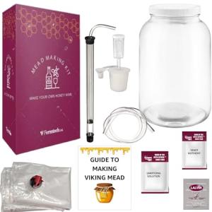 Mead Making Kit - Reusable, Yields 1 Gallon