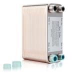 50-Plate Wort Chiller for Quick Beer Cooling