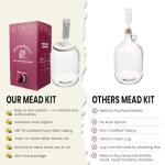 Mead Making Kit - Reusable, Yields 1 Gallon