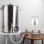 50-Plate Wort Chiller for Quick Beer Cooling